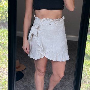 Tuchuzy - Linen Wrap Skirt